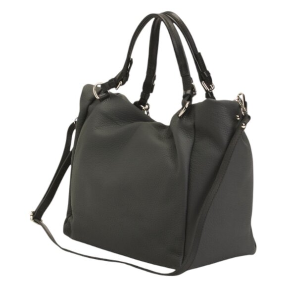 GIANNI CONTI Made In Italy Leather Tassel Tote - Picture 3 of 3